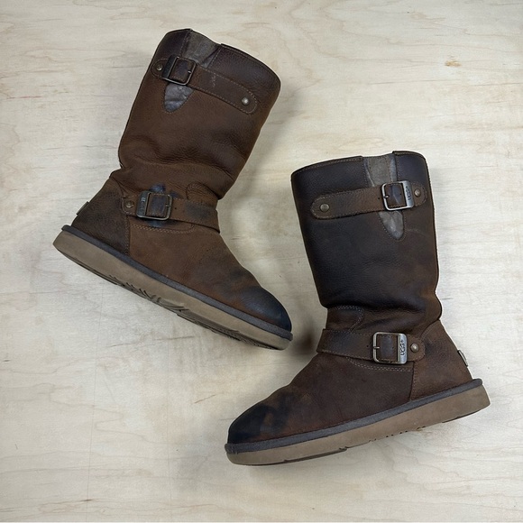 UGG Shoes - UGG Brown Leather Boots